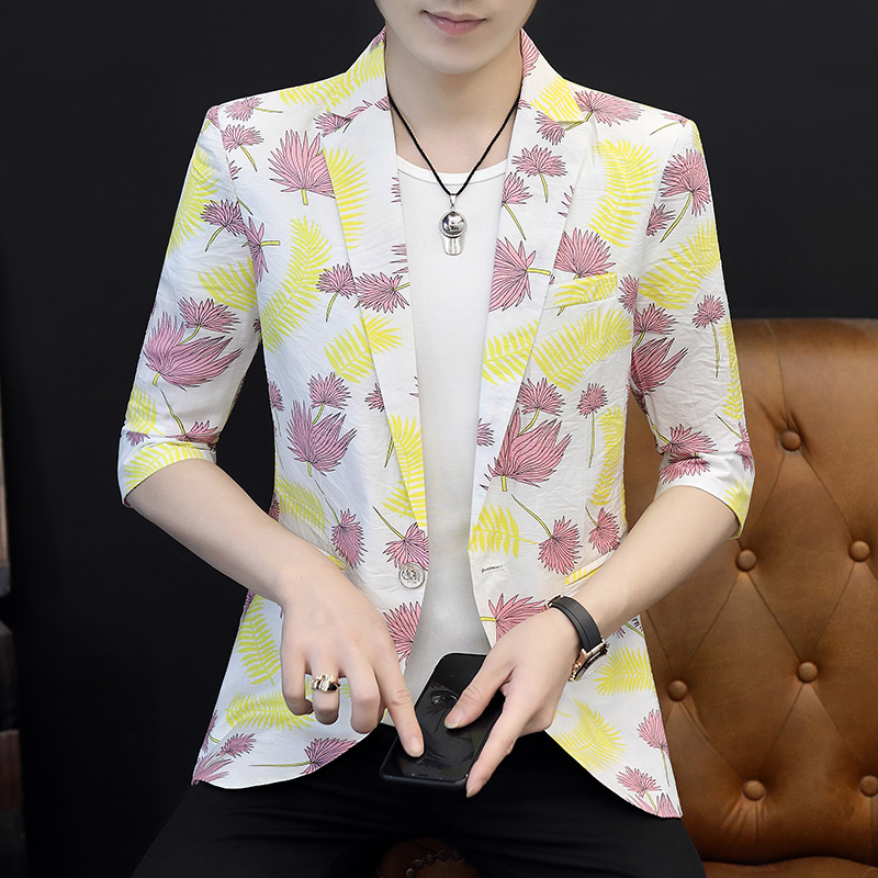 韩版休闲春夏西服套装男士修身商务正装新郎痞帅英伦休闲小西装男